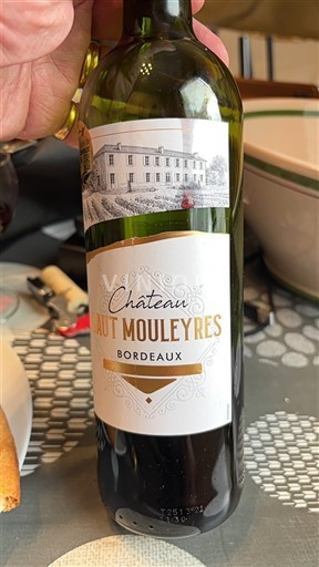 Бордо Château Haut-Mouleyre 2022