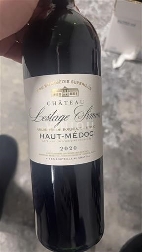 Bordeaux Haut-Médoc Château Lestage Simon 2020
