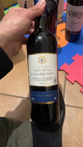 Bordeaux Bordeaux Supérieur Château Bois de la Charbonnière 2022