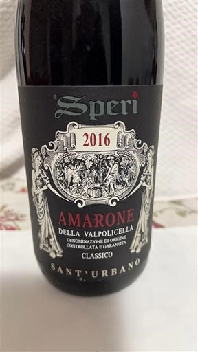 Veneto Non specificato Speri Sant'Urbano 2016