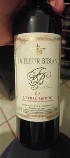 Бордо Лістрак-Медок La Fleur Bibian 2018