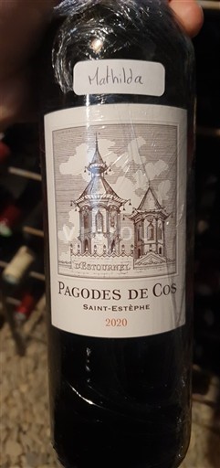 Bordoja Saint-Estèphe Les Pagodes de Cos 2020