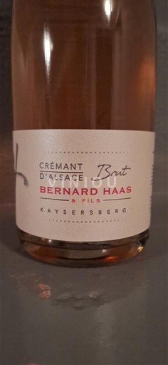 Alsace Crémant d'Alsace Bernard Haas & Fils Không niên vụ