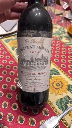 Bordeaux Moulis-en-Médoc Château Moulis Prestige 2000