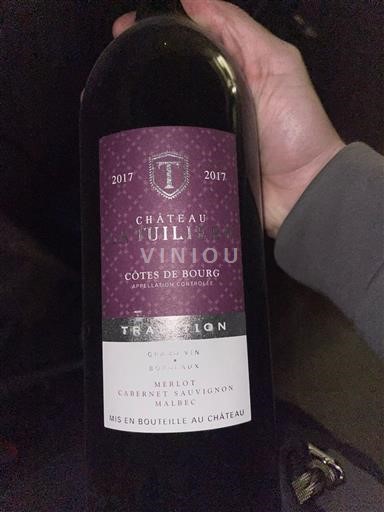 Bordeaux Côtes-de-bourg Château Tuillac Tradition 2017