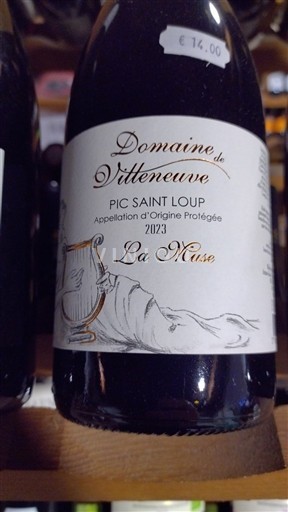 Langvedok Pic-saint-loup Domaine Villeneuve La Muse 2023