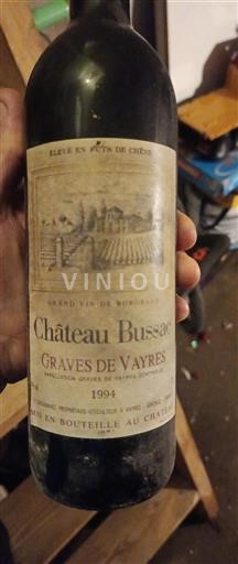 Bordeaux Graves-de-vayres Château Bussaac 1994
