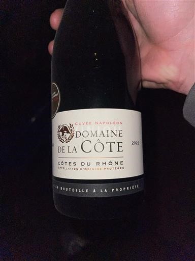 Rhônevallei Côtes-du-rhône Domaine La Côte Napoléon 2022