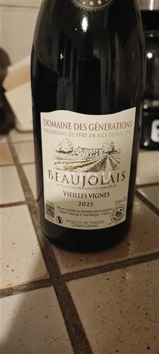 Beaujolais Domaine S Générations Vieilles Vignes 2025