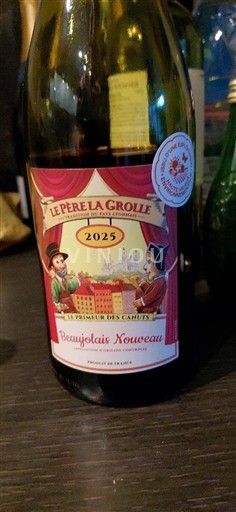 Beaujolais Beaujolais Nouveau Le Père La Grolle 2025