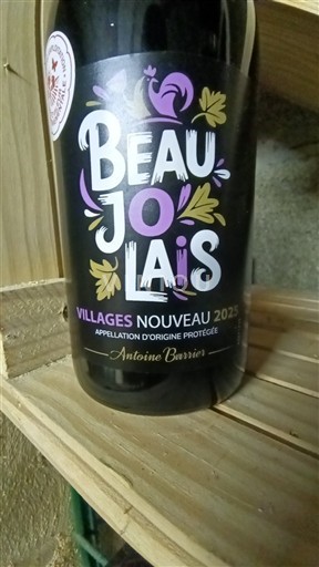 Beaujolais Beaujolais Villages Antoine Burrier Villages Nouveau 2025