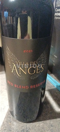 Languedoc ja Roussillon Pays d'Oc Villa des Anges Red Blend Reserve 2021