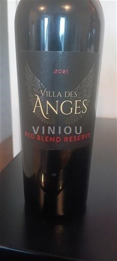 Vina Rouge sec Red Blend Reserve Villa des Anges 2021 Francija Languedoc in Roussillon Pays d'Oc IGP