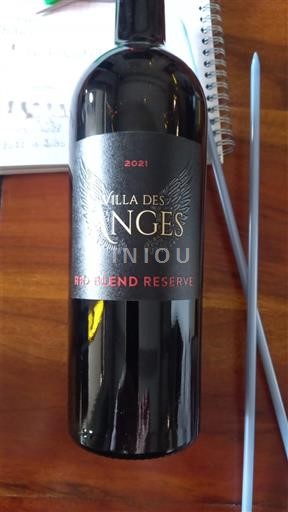 Languedoc och Roussillon Pays d'Oc Villa des Anges Red Blend Reserve 2021