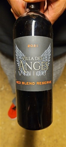 Лангедок и Русијон Окситански регион Villa des Anges Red Blend Reserve 2021