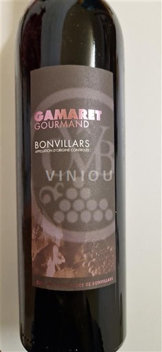 Vaud Bonvillars AOC GAMARET GOURMAND 2015