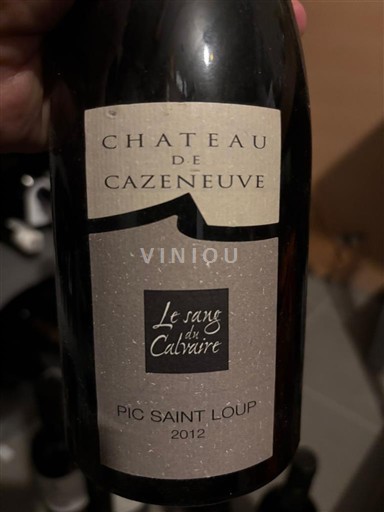 Languedoc Pic-saint-loup Château Cazeneuve Le Sang du Calvaire 2012