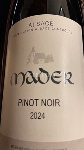Alsace Mader Pinot noir 2024