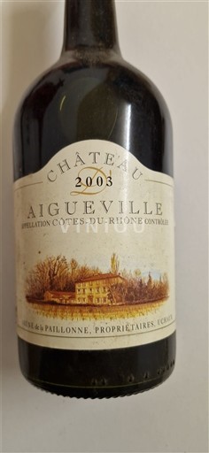 Rhône-dalen Côtes-du-Rhône Château Aigueville 2003