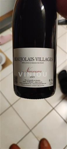 Beaujolais Beaujolais Villages Sarl Zordan Nouveau 2025