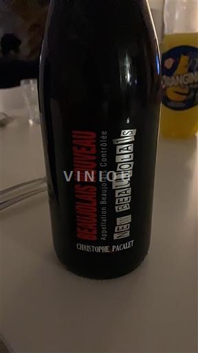 Beaujolais Christophe Pacalet Beaujolais Nouveau 2025