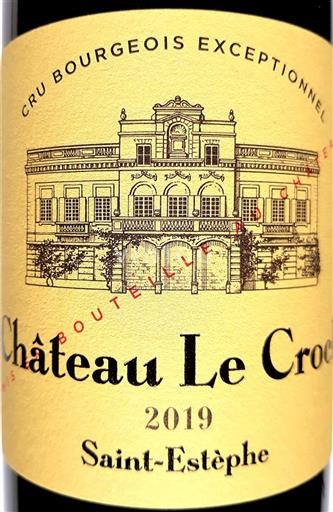 Bordeaux Saint-Estèphe Château Le Crock cru bourgeois exceptionnel 2019
