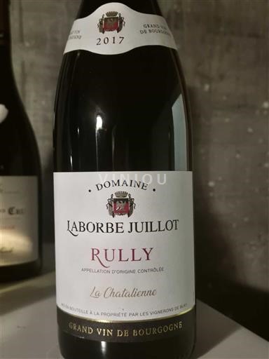Burgundy Rully Domaine Laborde Juillot La Chatalienne 2017