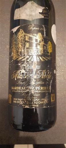 Bordeaux Bordeaux Supérieur Château Maison Noble Saint Martin 2001