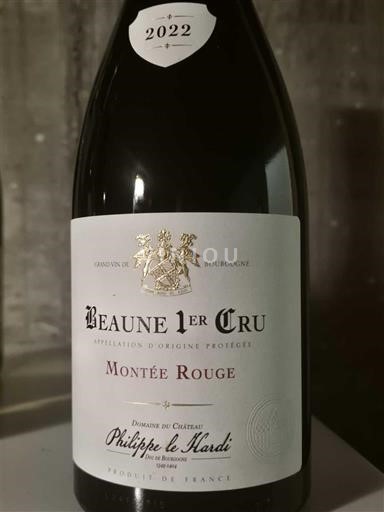 Burgundsko Beaune Premier Cru Domaine Château Philippe le Hardi Montée Rouge 2022
