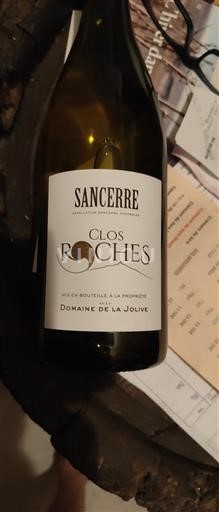Loire Valley Sancerre Domaine La Jolivie Clos Roches 2023