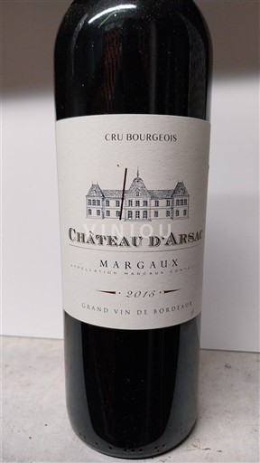 Bordeaux Margaux Château Arsac 2015