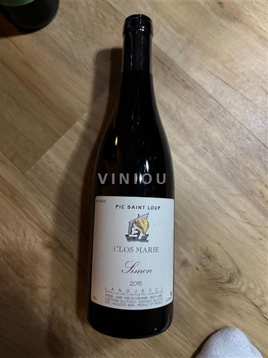 Languedoque Pic-saint-loup Clos Marie Simon 2015