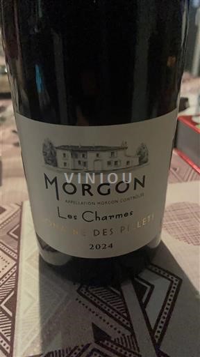 Beaujolais Morgon Domaine S Pillettes Les Charmes 2024