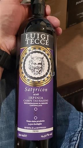 Kampanien Ospecificerad Luigi Tecce Satyricon 2016