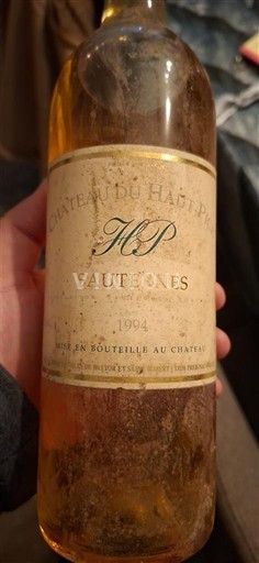 Bordeaux Sauternes Château Haut Pick 1994
