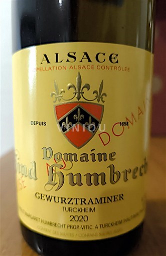 Alsace Domaine Zind Humbrecht Turckheim 2020