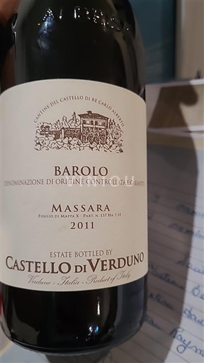 Piemonte Barolo Castello di Verduno Massara 2011