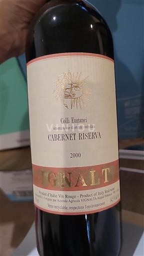 Vêneto Colli Euganei Vignalta Cabernet Riserva 2000