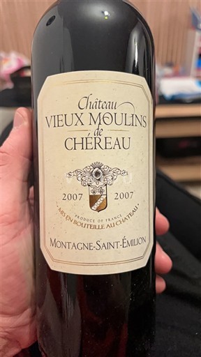 Bordeaux Montagne-Saint-Émilion Château Vieux Moulins de Chéreau 2007