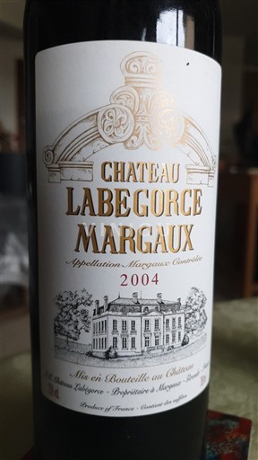 Burdeos Margaux Château Labégorce 2004