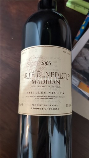 South West Madiran Arte Benedicte Vieilles Vignes 2005