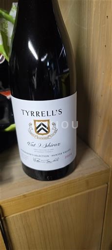 New South Wales Hunter Valley Tyrrell's Vat 9 Shiraz 2024