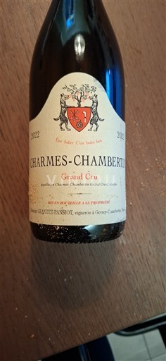 Burgundsko Charmes-Chambertin Grand Cru Domaine Geantet-Pansiot 2022