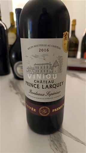 Bordeaux Bordeaux supérieur Château Prince Larquey Premium 2016