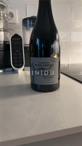 Rhônen laakso Côtes-du-rhône-villages Domaine Fond Croze Shyrus 2021