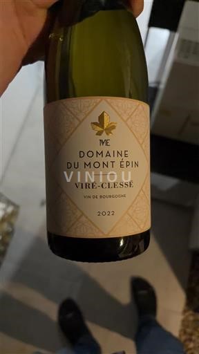 Borgoña Viré-clessé Domaine Mont Épin 2022