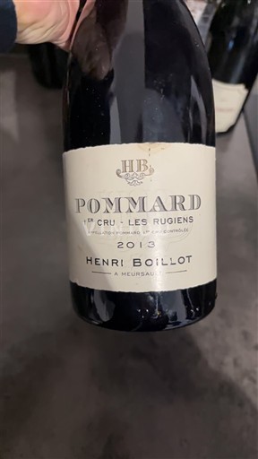 Bourgogne Không được chỉ định Premier Cru Domaine Henri Boillot Les Rugiens 2013