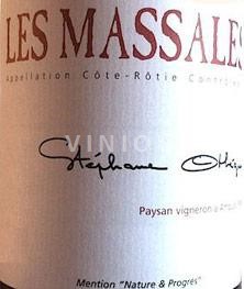 Vale do Ródano Côte-rôtie Stéphane Othéguy Les Massales 2014
