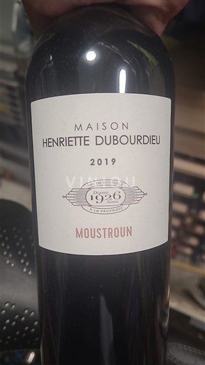 Bordeaux Maison Henriette Dubourdieu Moustroun 2019