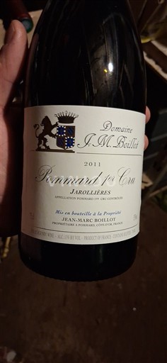 Bourgogne Pommard Premier Cru Domaine Jean-Marc Boillot Jarollières 2011